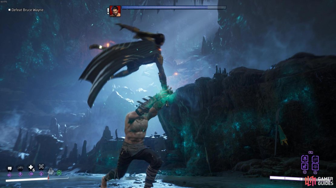 If you get caught in his grab, you&rsquo;re gonna get slammed down onto the ground or kicked into a wall!