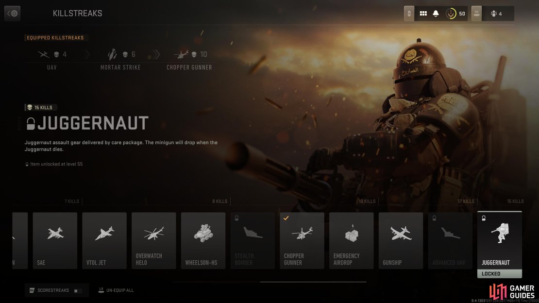 The MGB Nuke doesn&rsquo;t take up one of your three killstreak slots.