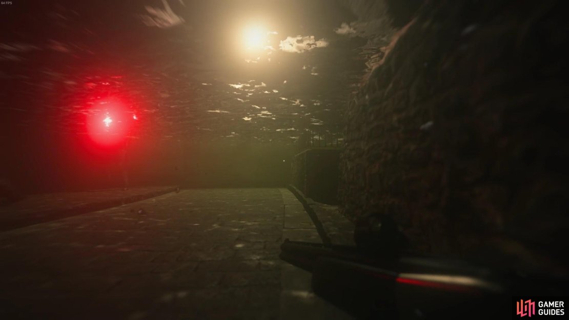 Swim underwater,and watch for red lights as clues to the enemy&rsquo;s position.