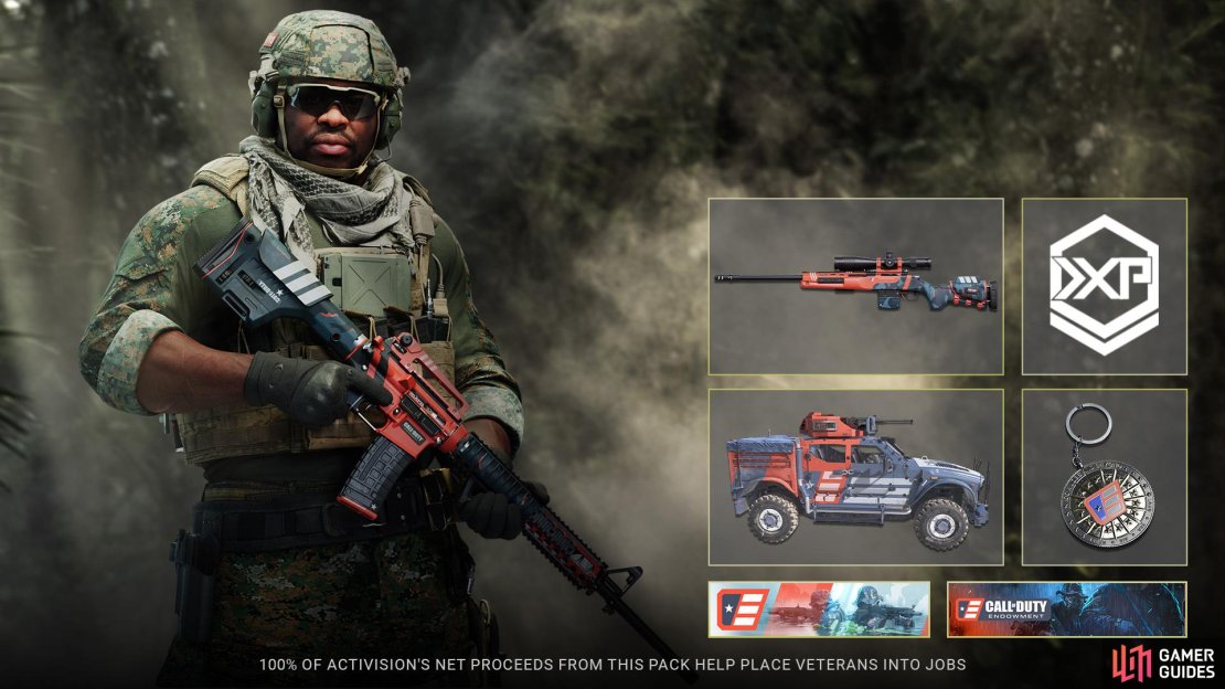 A sizeable bundle of cosmetics and bonus XP can be yours for help supporting the cause.