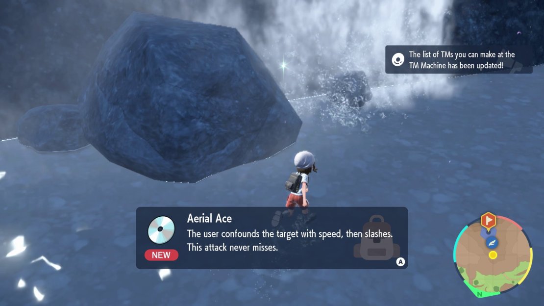 Aerial Ace location before Research Station No.3 in Pok&eacute;mon Scarlet and Violet.