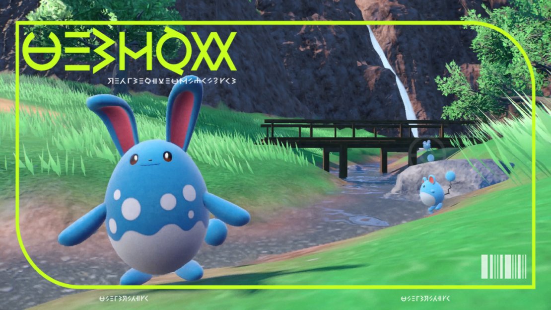 Azumarills Pok&eacute;dex entry image from Pok&eacute;mon Scarlet and Violet