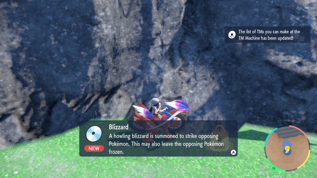 Blizzard TM location before Research Station No.4 in Pok&eacute;mon Scarlet and Violet