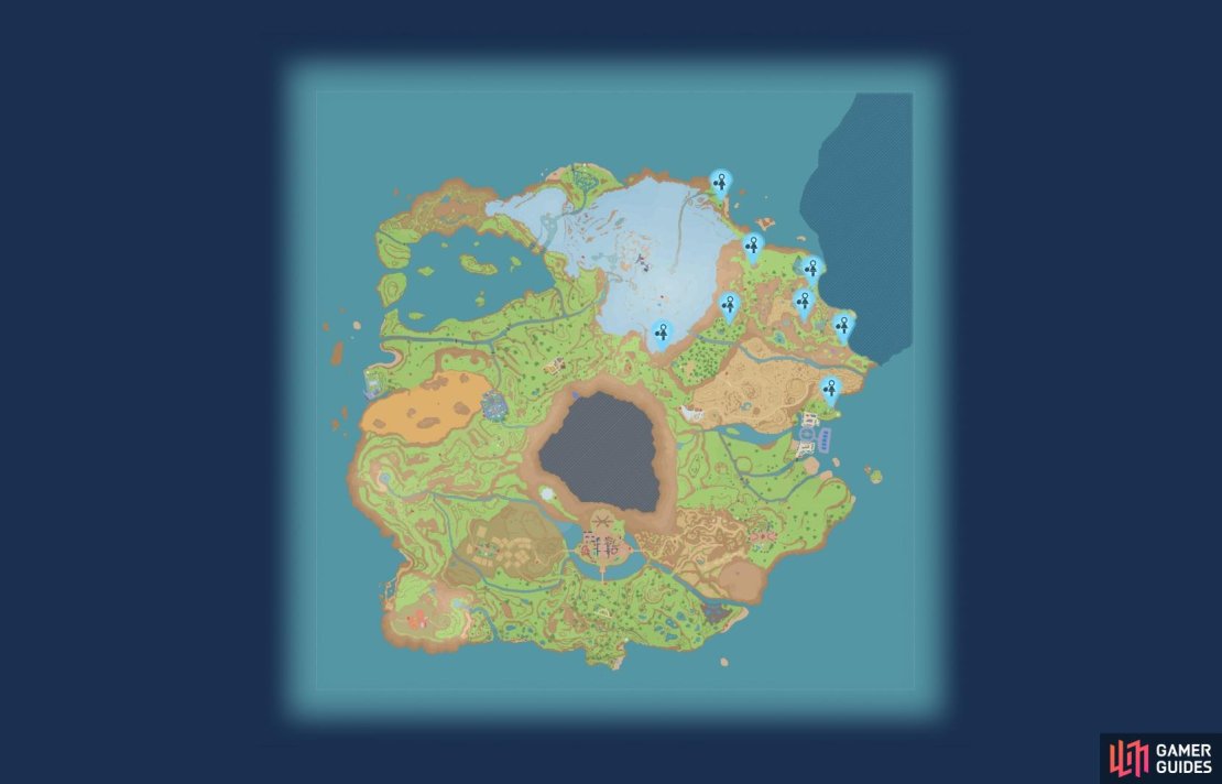 Blue Stake Locations in Pokémon Scarlet and Violet