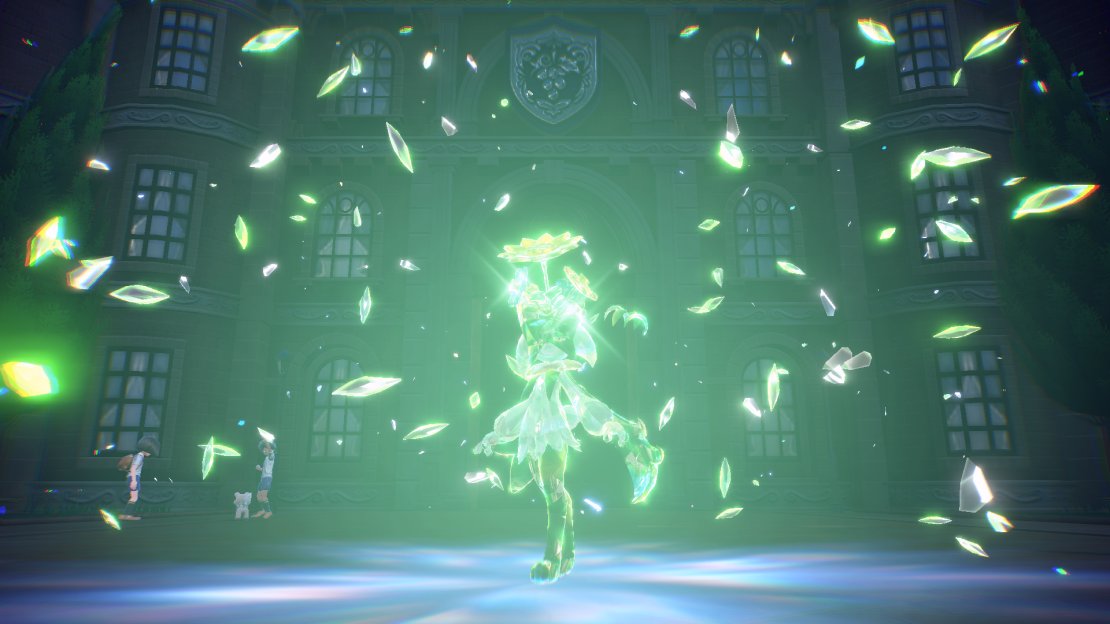 Clavell&rsquo;s Tera Pokemon in battle.