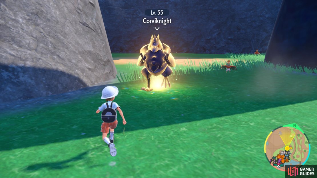 Corviknight Tera Form in Pok&eacute;mon Scarlet and Violet.