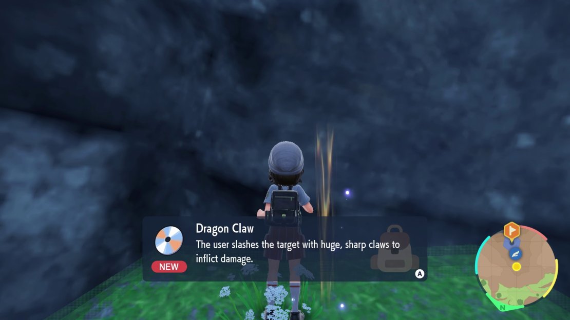 Dragon Claw  location before reaching Research Station No.2 in Pok&eacute;mon Scarlet and Violet