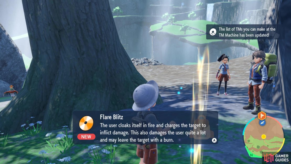 Flare Blitz location before reaching Research Base No.1 in Pok&eacute;mon Scarlet and Violet.