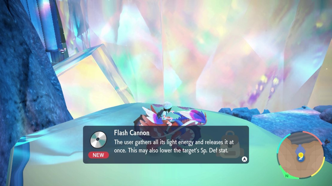 Flash Cannon TM location near Zero Lab in Pok&eacute;mon Scarlet and Violet