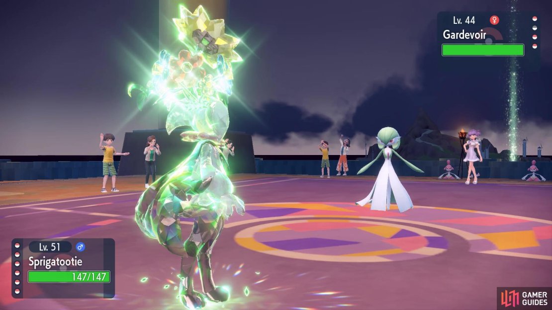 Gardevoir is a Psychic and Fairy type Pok&eacute;mon. 