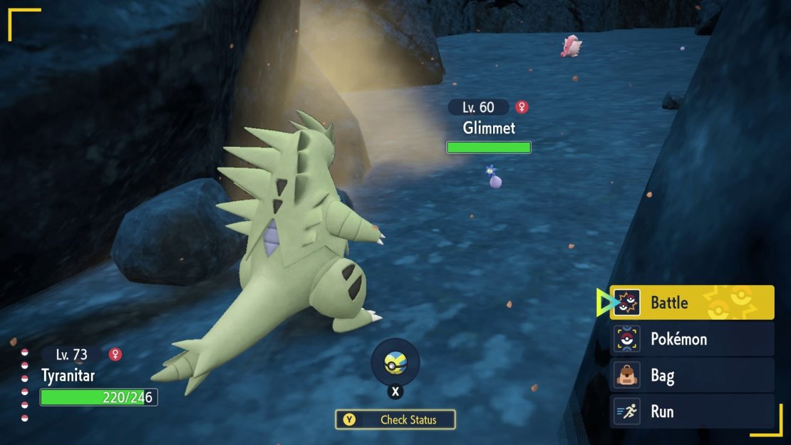 Glimmet can be found along the underground path to Research Station No.4 in Pok&eacute;mon Scarlet and Violet.