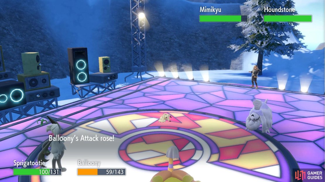 The Houndstone will come in once you&rsquo;ve defeated one of the first two Pok&eacute;mon.