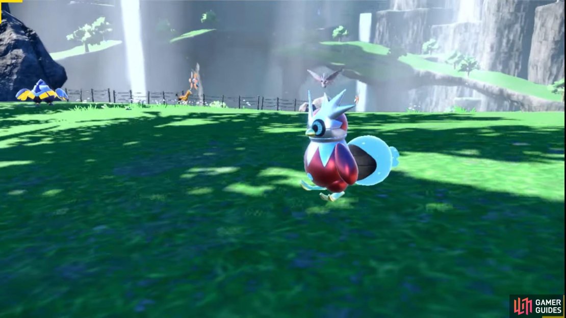 !Iron Bundle can be located in Area Zero as a Pok&eacute;mon Violet exclusive