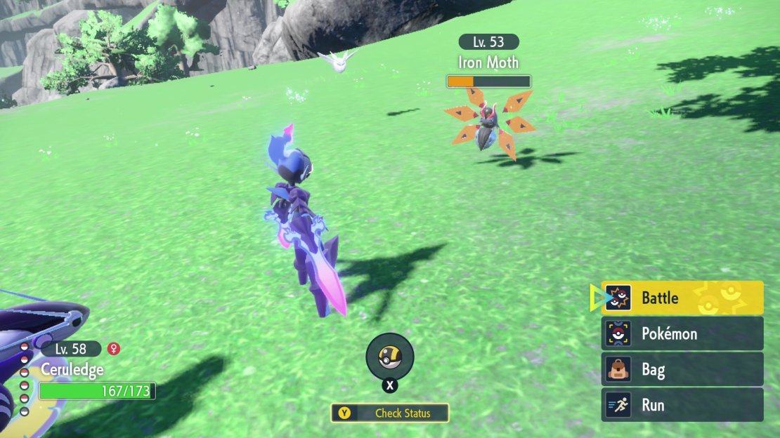 !Iron Moth is a Violet Paradox Pok&eacute;mon.
