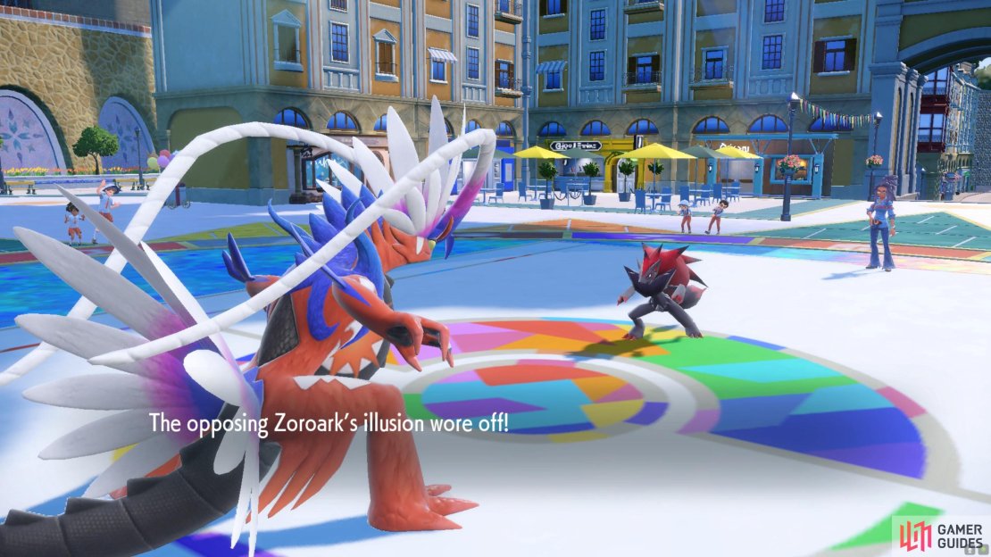 Zoroark will take on the appearance of the last Pok&eacute;mon in its party.