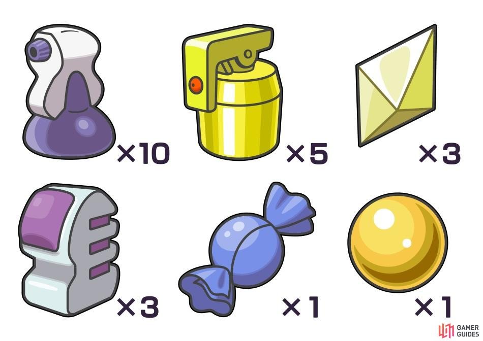 The items included in the Adventure Set. (Credit: The Pok&eacute;mon Company)