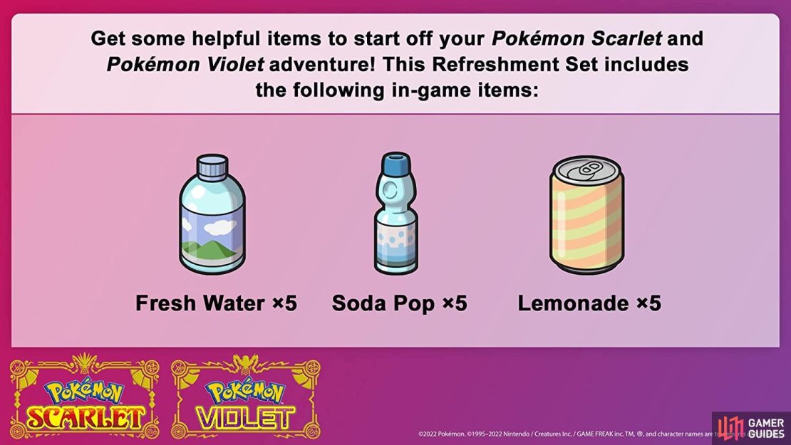 Item included in the Refreshment Set. (Credit: The Pok&eacute;mon Company)