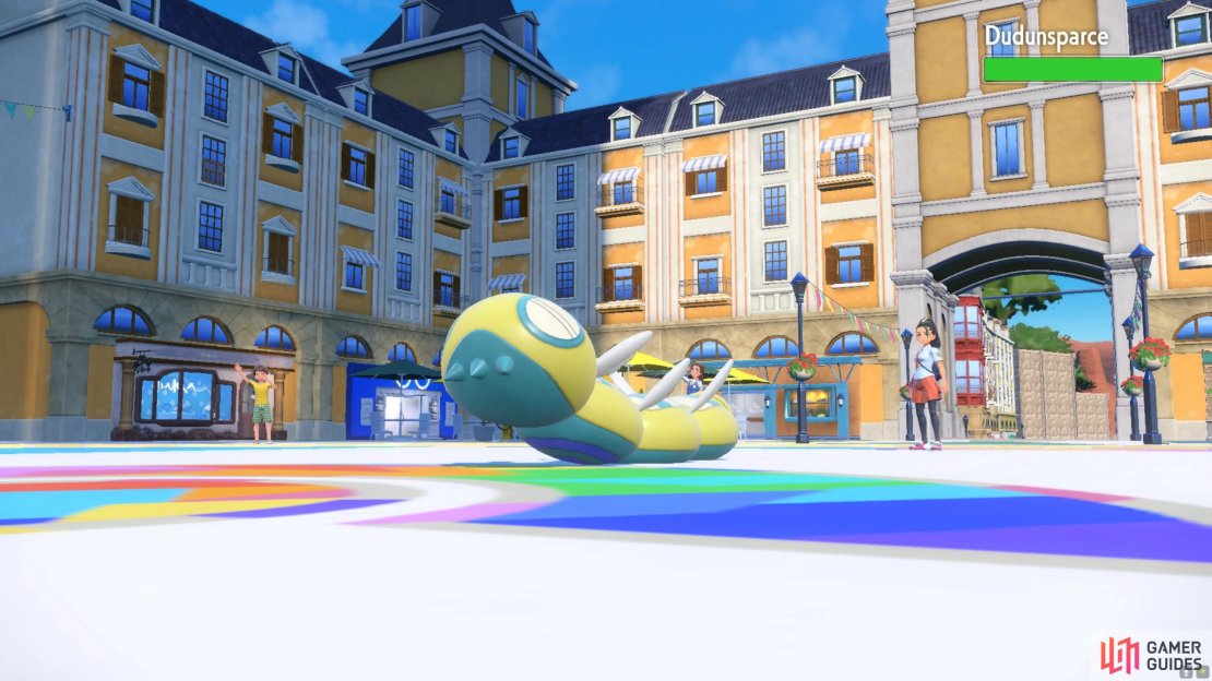 Dudunsparce&rsquo;s three segment form is incredibly rare! What a show-off.