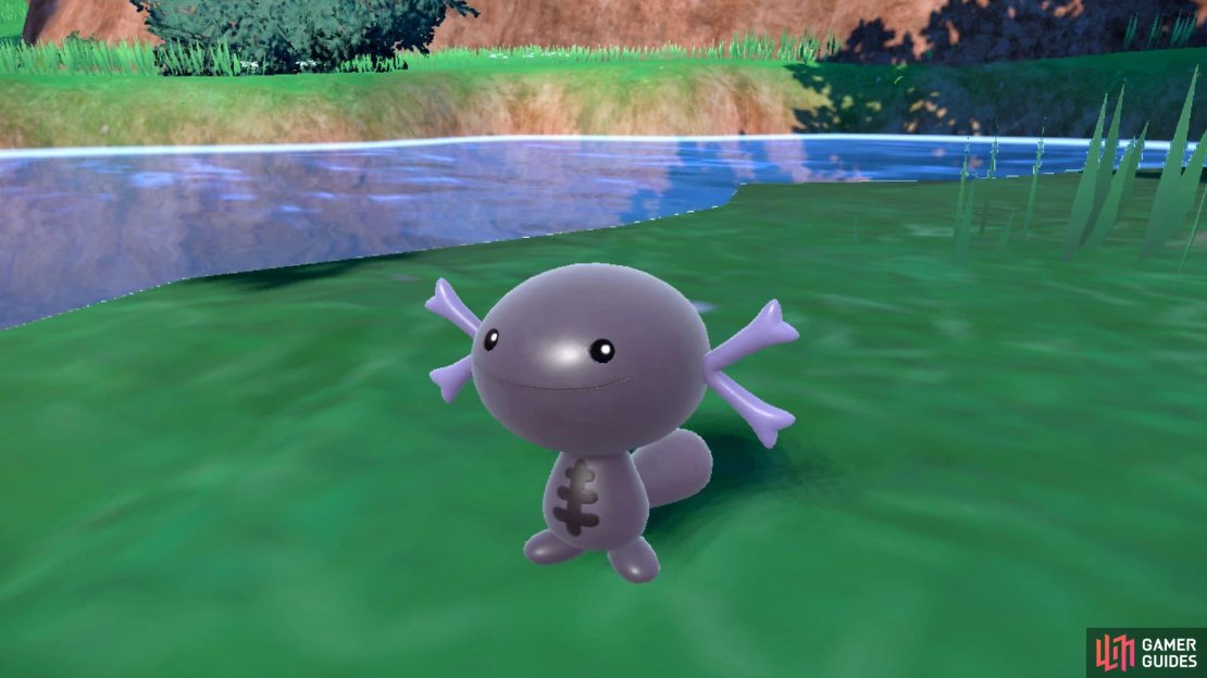 Regular (Johtonian) Wooper are Water and Ground. (Credit: The Pok&eacute;mon Company)