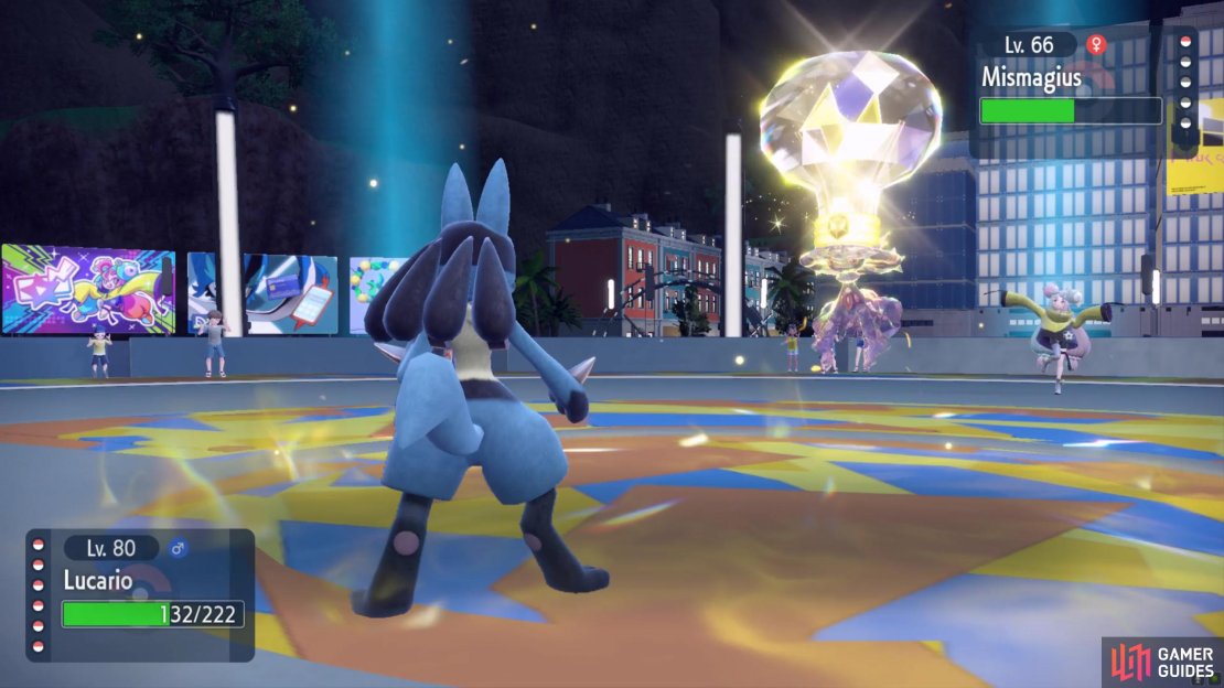 Lucario isn&rsquo;t the best choice here, but if it&rsquo;s high Level enough, it could work.