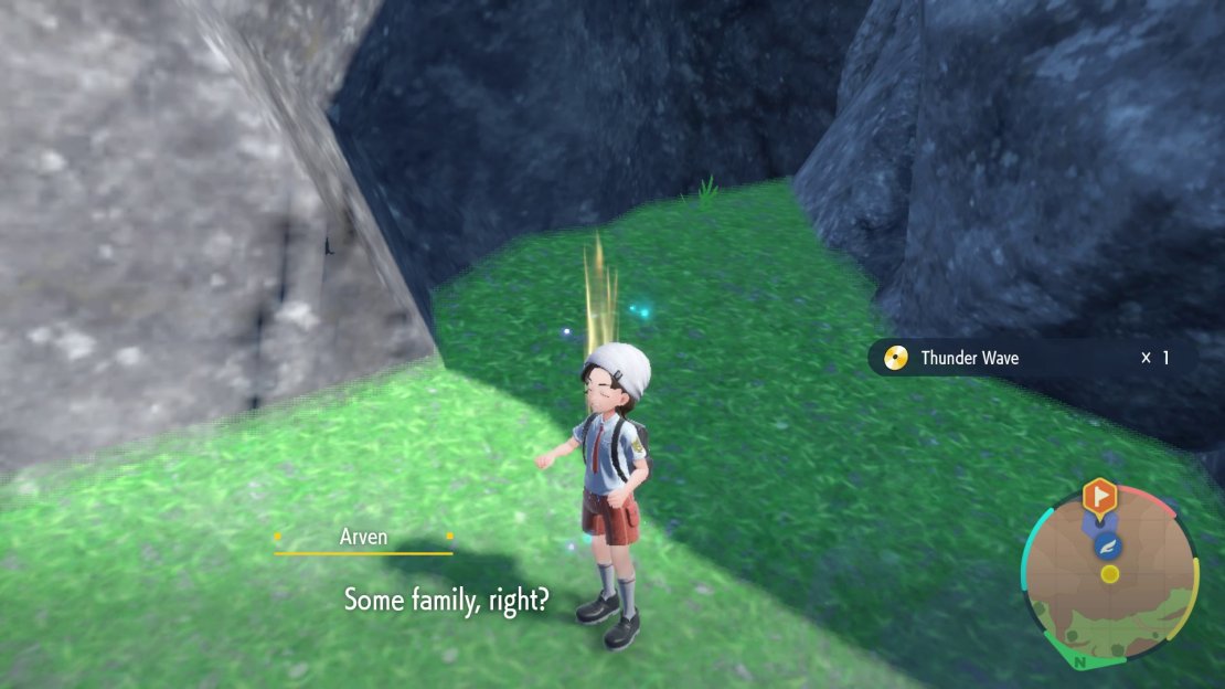 Thunder Wave location before reaching Research Station No.2 in Pok&eacute;mon Scarlet and Violet