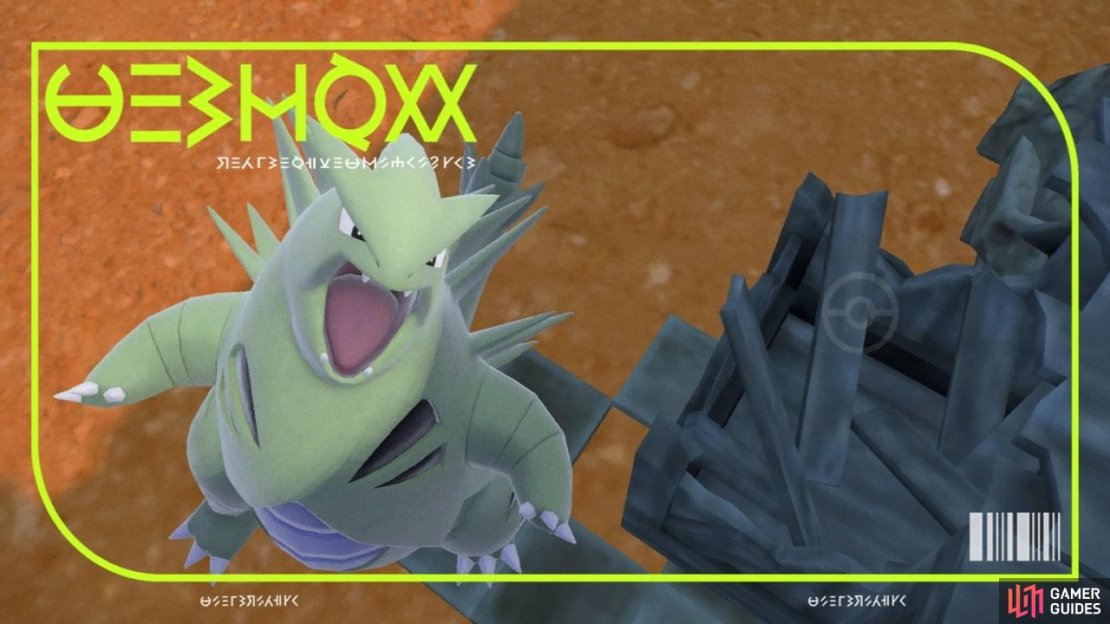 Tyranitar Pok&eacute;dex Image in Pok&eacute;mon Scarlet and Violet