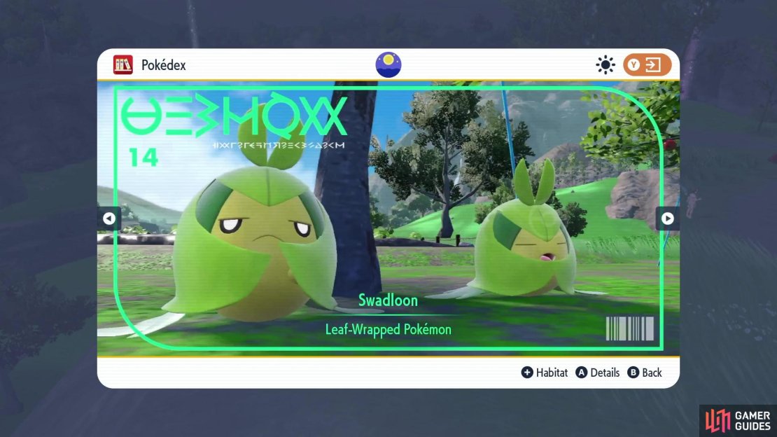 Swadloon Pok&eacute;dex Image