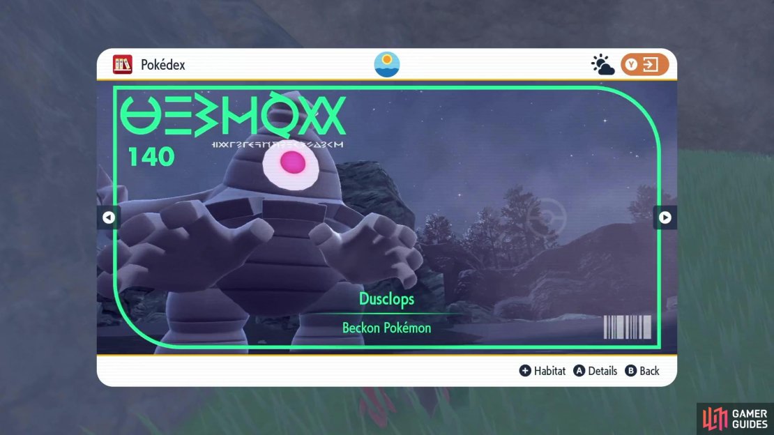 Dusclops Pok&eacute;dex Image.