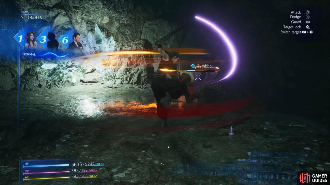 Assault Twister is one of the first materia&rsquo;s you&rsquo;ll start off with. It will make you spin around with your blade to inflict damage to surrounding enemies.