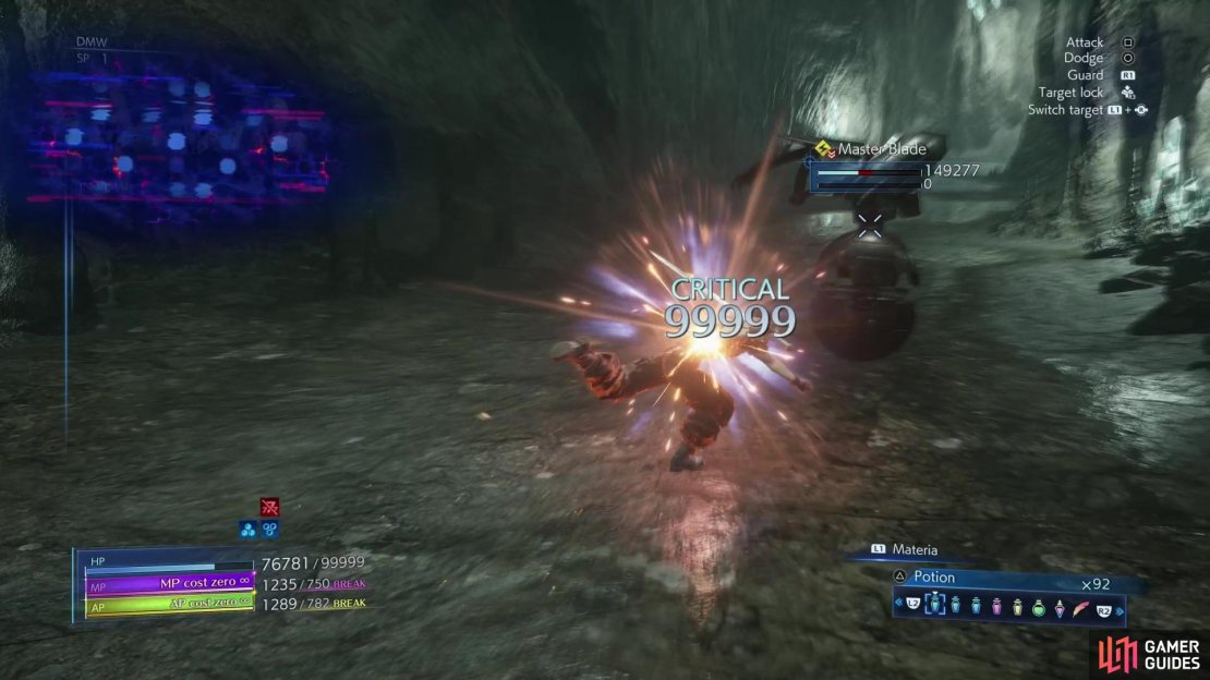 The !Master Blade can drop !Hero Drinks, but it&rsquo;s an obnoxious foe to farm.