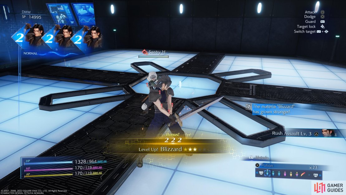 Leave a single enemy alive so the DMW can do its magic