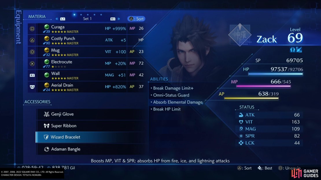 Any accessory that absorbs fire is ideal in this battle