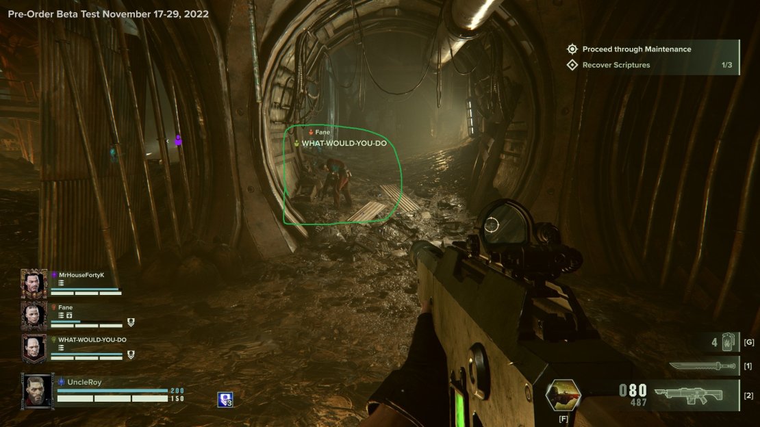 You can find the first scripture spawn in the sewerage area to the top right of the first major room filled with enemies. Check here before following the path to the next sewer area.
