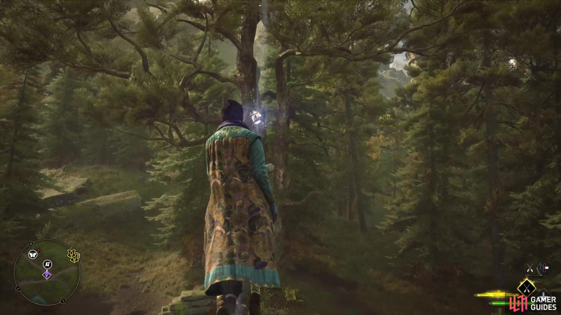 Fly up to the nearby essence