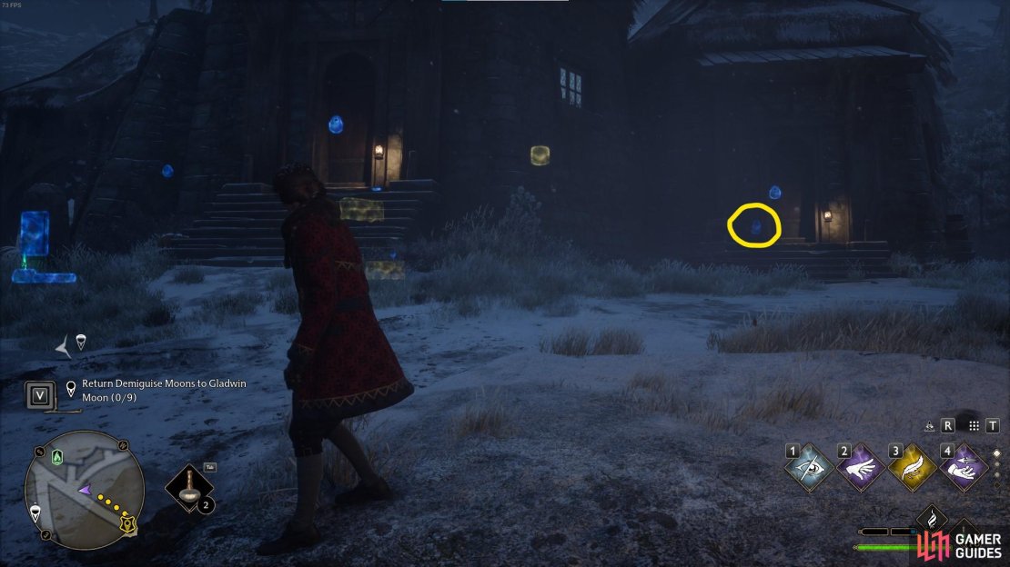 You can find a Demiguise statue in the Beasts classroom area.