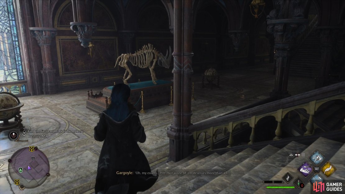 You can find the Rhinoceros in the Defence Against the Dark Arts Tower.