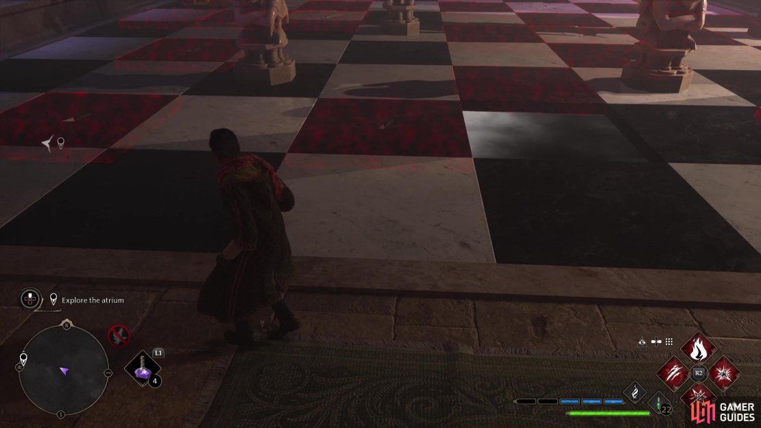 Use Revelio to light up the tiles that will break upon contact