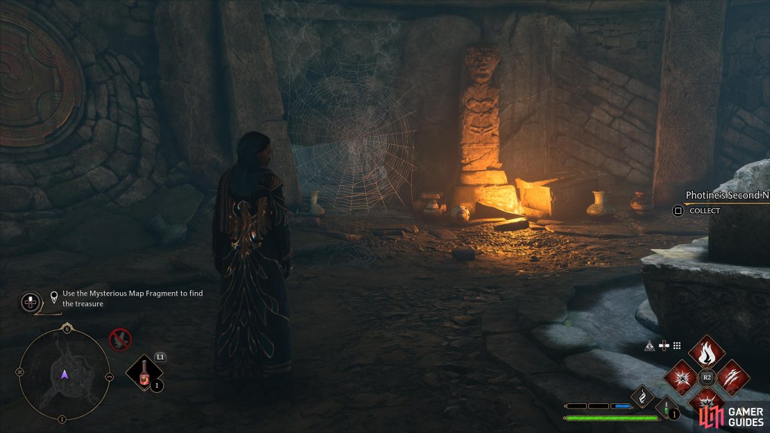 Go to the Tomb of Treachery and take the webbed path to the left