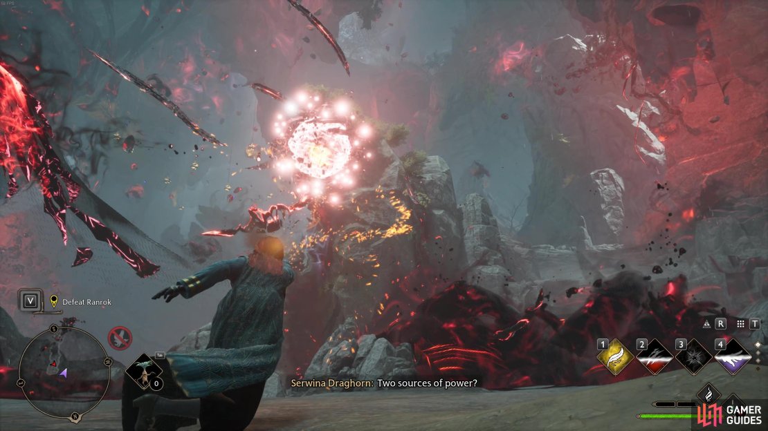As with the first phase, you&rsquo;ll need to dispel the orbs to attack Ranrok. 