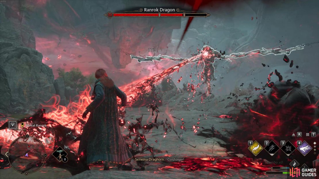The fire breath attack can be tough to dodge if you roll the wrong way. 