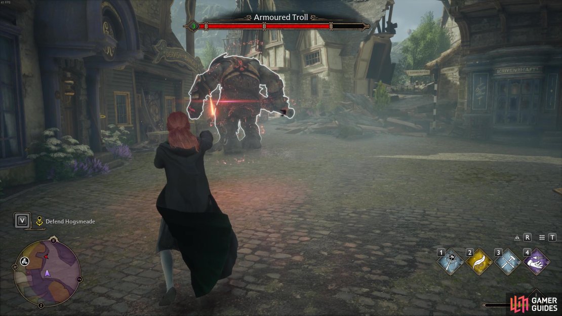 The troll&rsquo;s back is weak - try to get behind him!