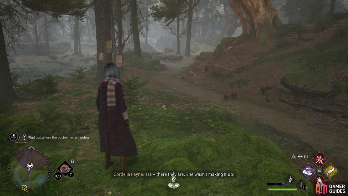 Shortly into the Forbidden Forest, you&rsquo;ll find the colorful bugs you seek.