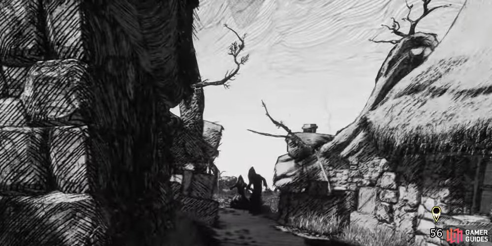 Reapers guarding the path at the start of Niahm&rsquo;s Trial.