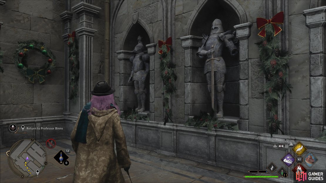 Sir Affpuddle&rsquo;s location in Hogwarts Legacy.