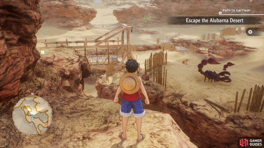 This is the western path you can take when you&rsquo;re presented with two travel options at the south of the map.