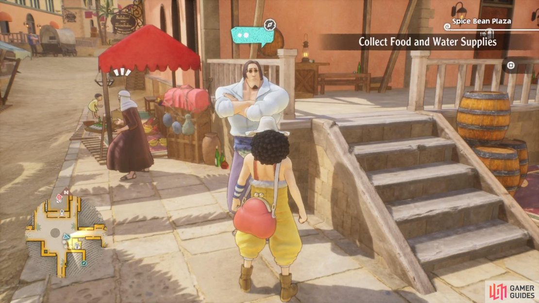 Speak to Mediator Marzin to start his sidequest