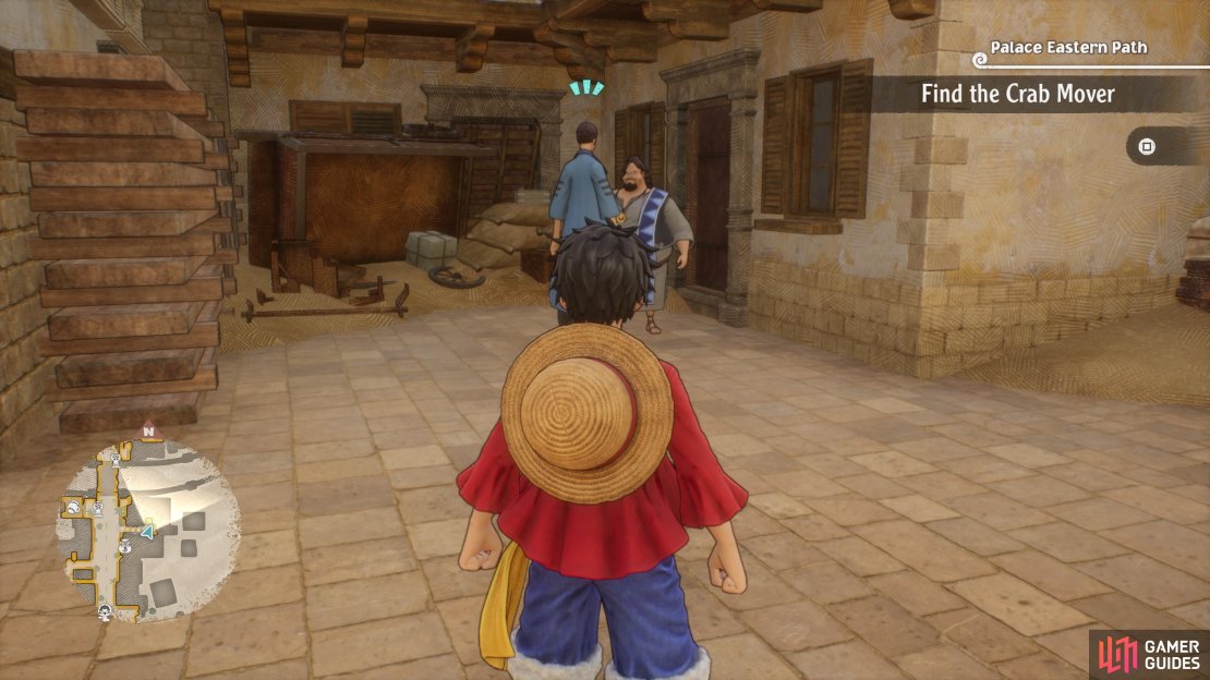 Some tea thieves stole the jar and can be found in the alley by the second guard