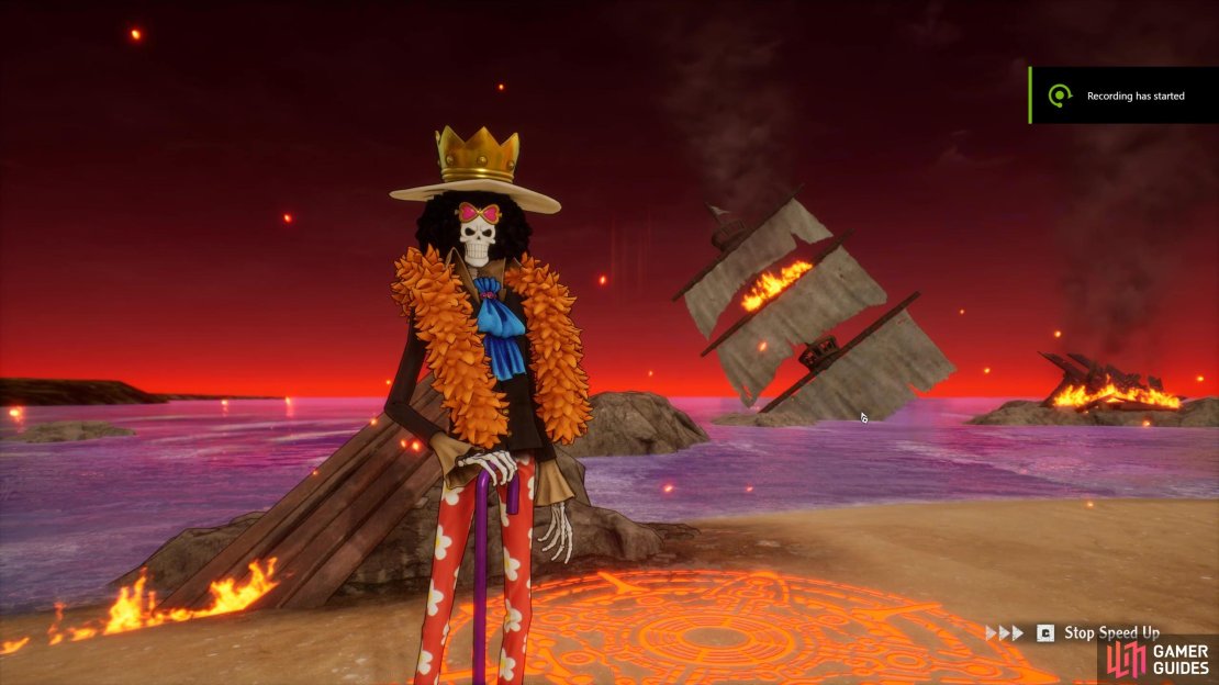 Brook can be used to buff the entire team’s ATK for very little TP on his part