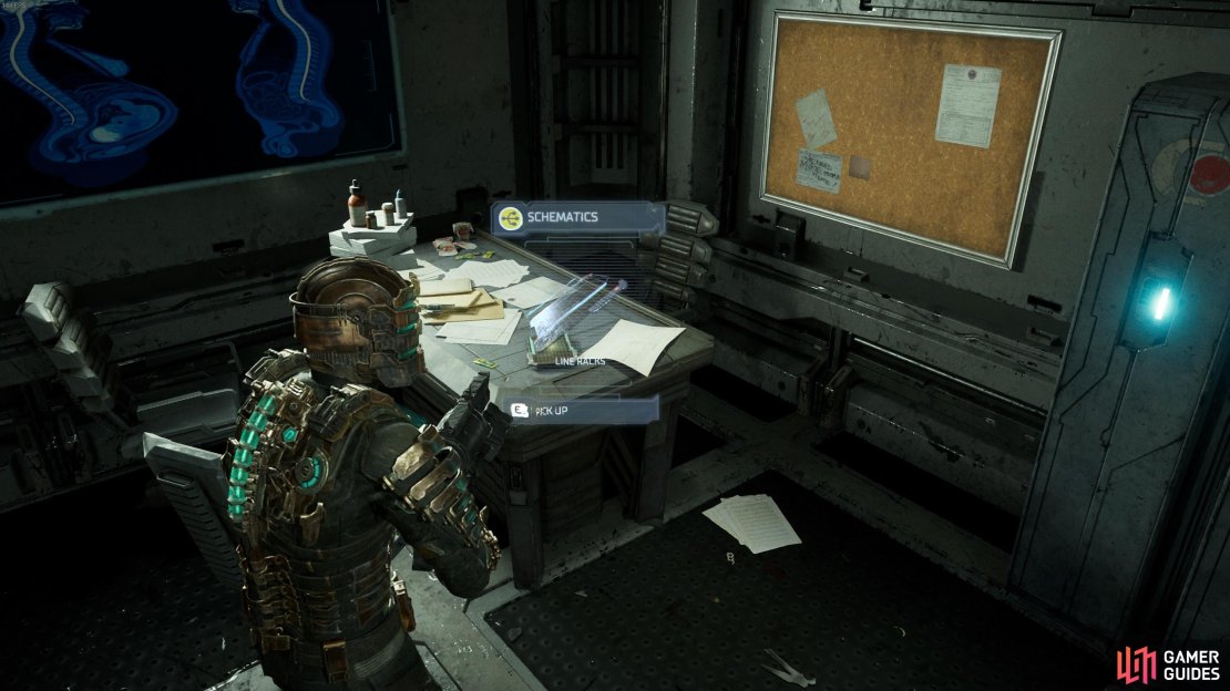 You&rsquo;ll find the Line Rack schematic on the table in the office.