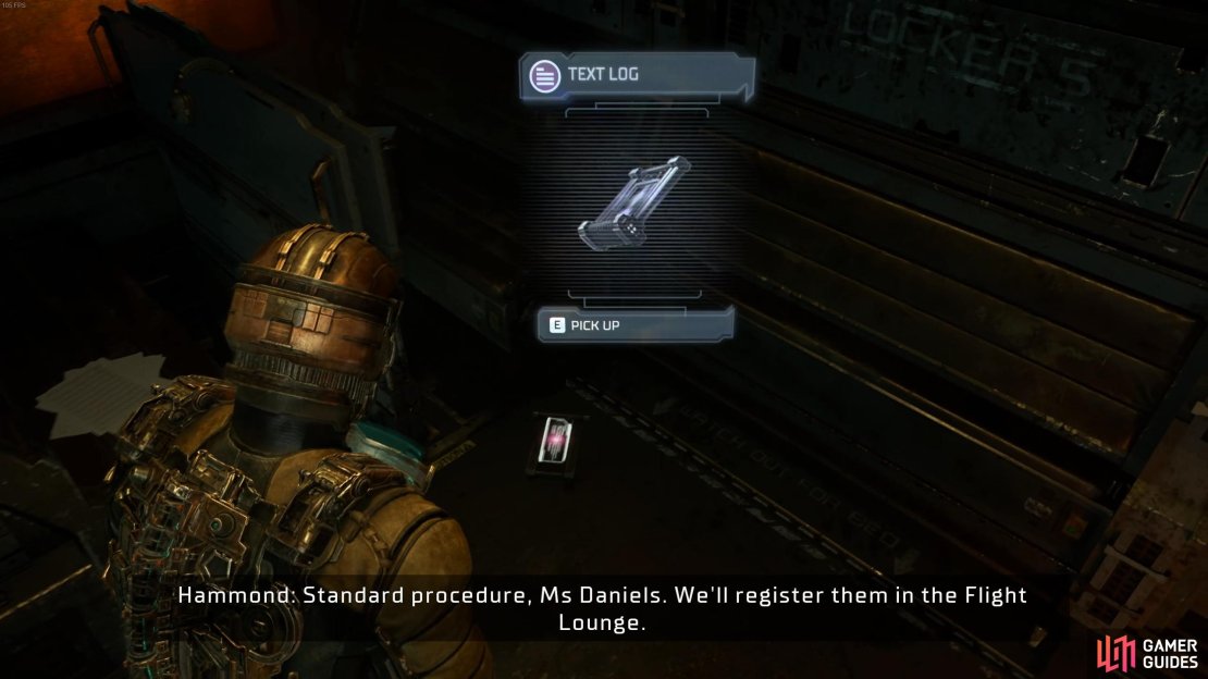 You&rsquo;ll find the Background Request log inside the USG Kellion ship, where you start the chapter.